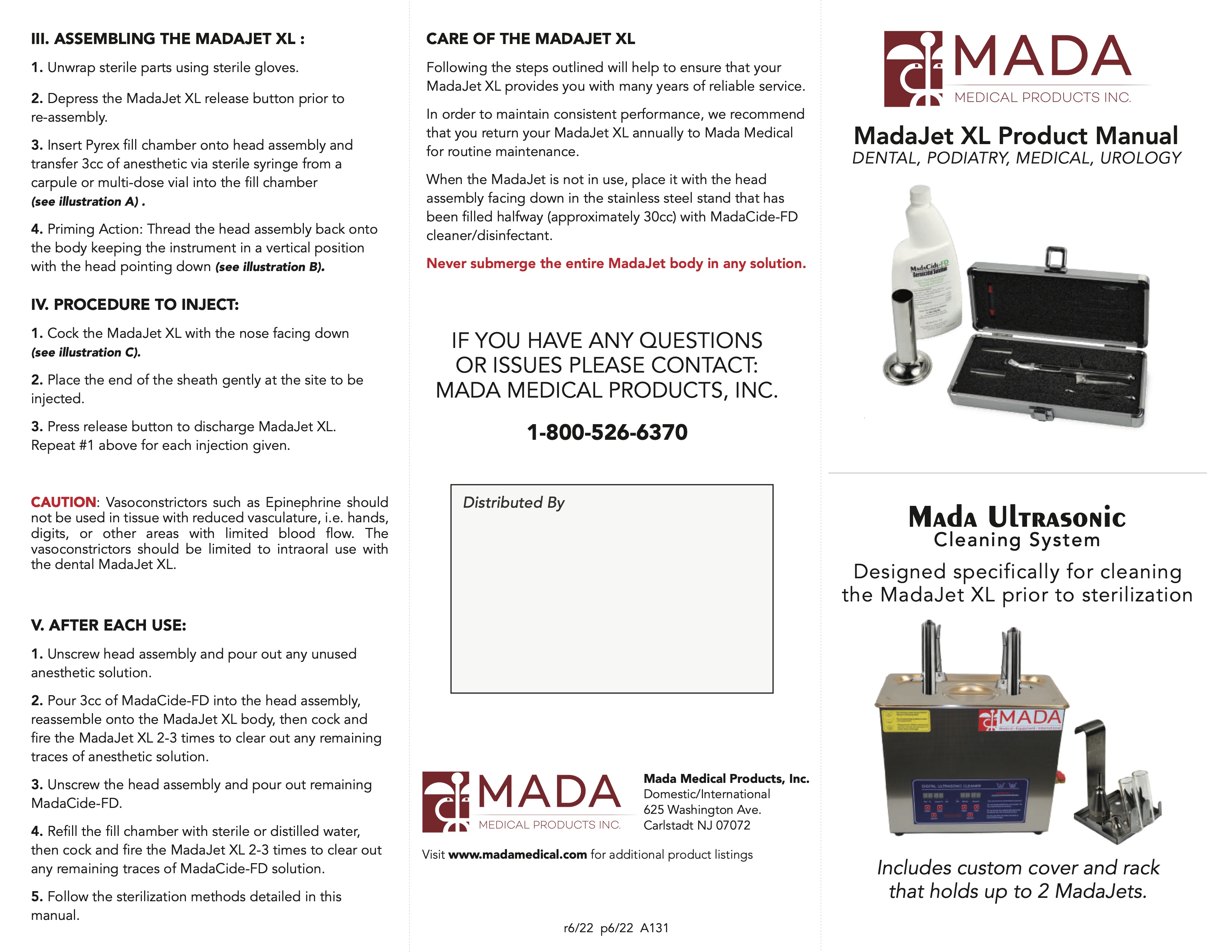 Medical MadaJet - Mada Medical Products, Inc.